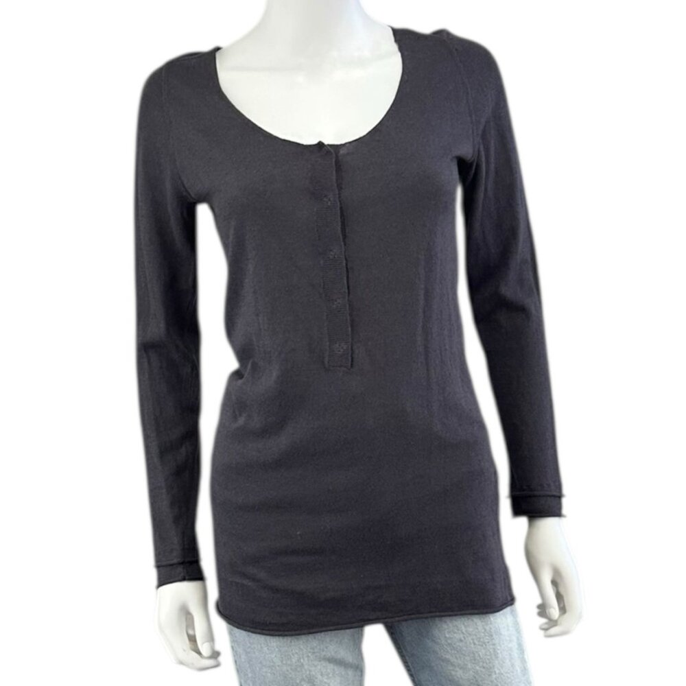 Soft Surroundings NWT Gray Linen Sweater Size XS
M0533